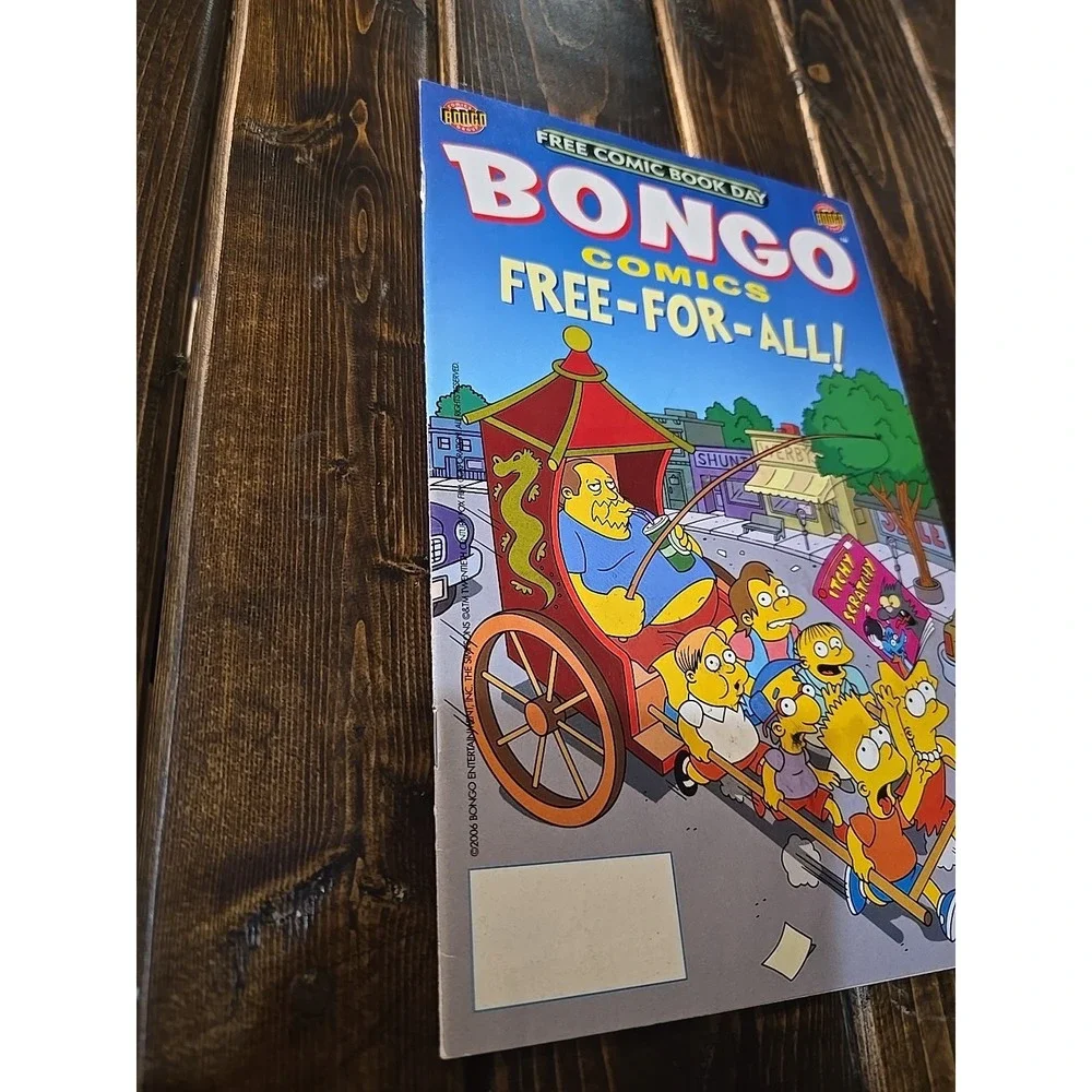 2006 Bongo Comics Simpsons Cover Free Comic‎ Book Day